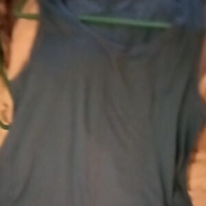 Blue Sleeveless Top
